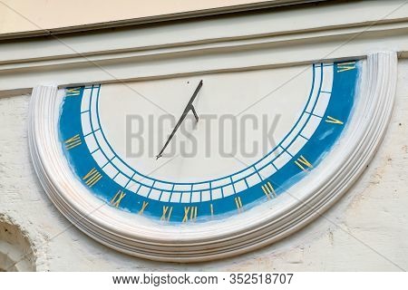 Sundial On The Wall In The Nikolo-peshnoshsky Monastery.