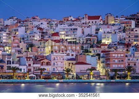 Sitia, Crete - January 23, 2020: Harbour In Sitia Town, Crete.