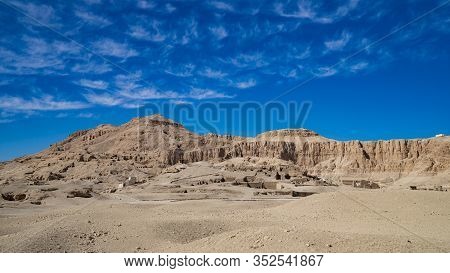 Luxor, Egypt : The Mortuary Temple Of Hatshepsut, Also Known As The Djeser-djeseru, Is A Mortuary Te