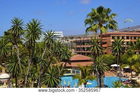 Tenerife,canary Islands,spain - March 15, 2019: View On H10 Costa Adeje Palace A Seafront Hotel With