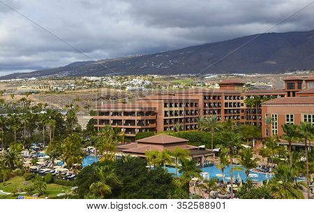 Tenerife,canary Islands,spain - March 24, 2019: View On H10 Costa Adeje Palace A Seafront Hotel With