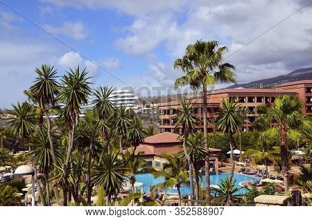 Tenerife,canary Islands,spain - March 15, 2019: View On H10 Costa Adeje Palace A Seafront Hotel With
