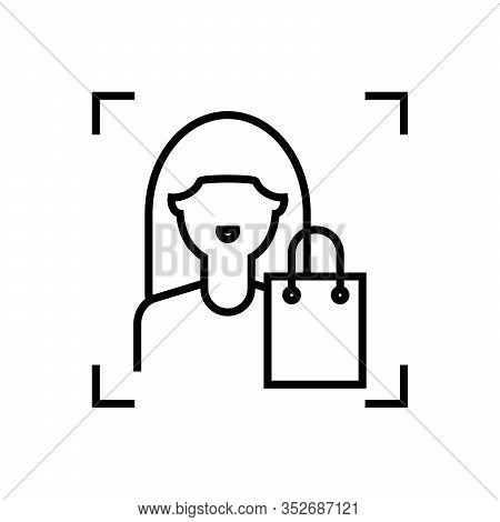 Client Choise Line Icon, Concept Sign, Outline Vector Illustration, Linear Symbol.