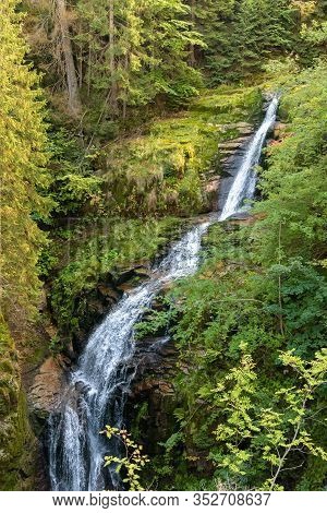 Waterfall Of Kamienczyk River - The Highest Waterfall In Polish Giant Mountains
