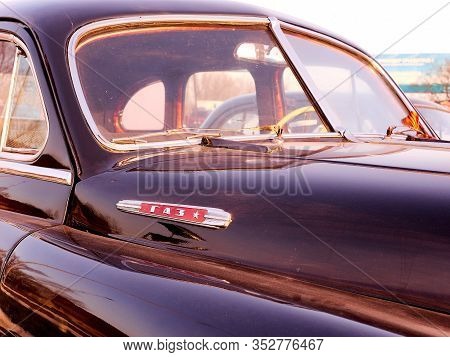 Karaganda, Kazakhstan - May 8, 2019: Soviet Vintage Car Zim-12