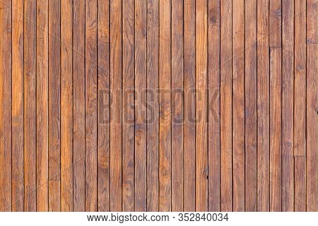 A Grunge Wood Pattern Texture Background, Wooden Planks In Vertical Position