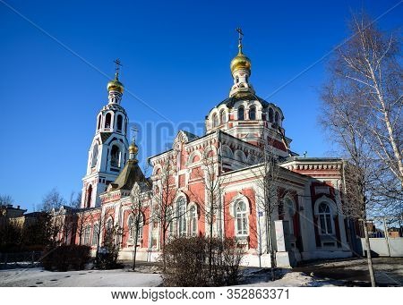 The Church Of The Holy Great Martyr Barbara Was Built At The End Of The Xviii Century, Russia.