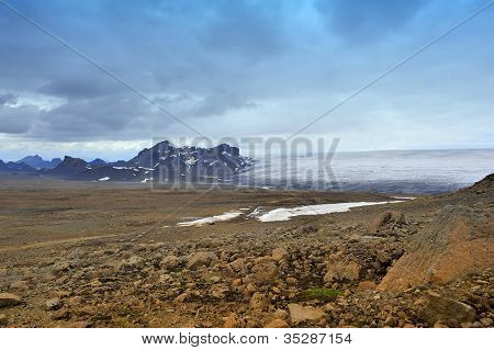 in der NÃ¤he von Langjokull Gletscher, Island