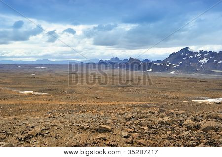 In der Nähe von Langjokull Gletscher, Island