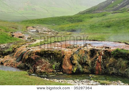 Sources thermales à Hveragerdi, Islande