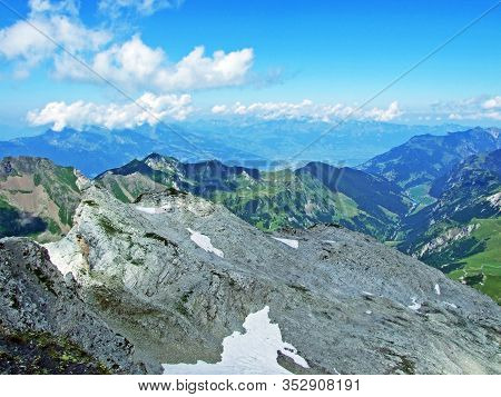 View From The Naafkopf Alpine Peak Located In Ratikon Border Alpine Mountain Massif Or Rätikon Grenz