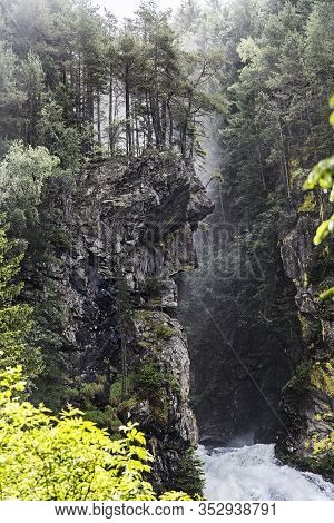 Alpine Waterfall