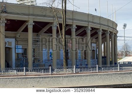 April 29, 2018, St. Petersburg, Russia. Petrovsky Stadium In St. Petersburg.