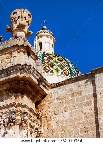 Detail Of Cathedral Basilica Of Oria,  Puglia, Italy