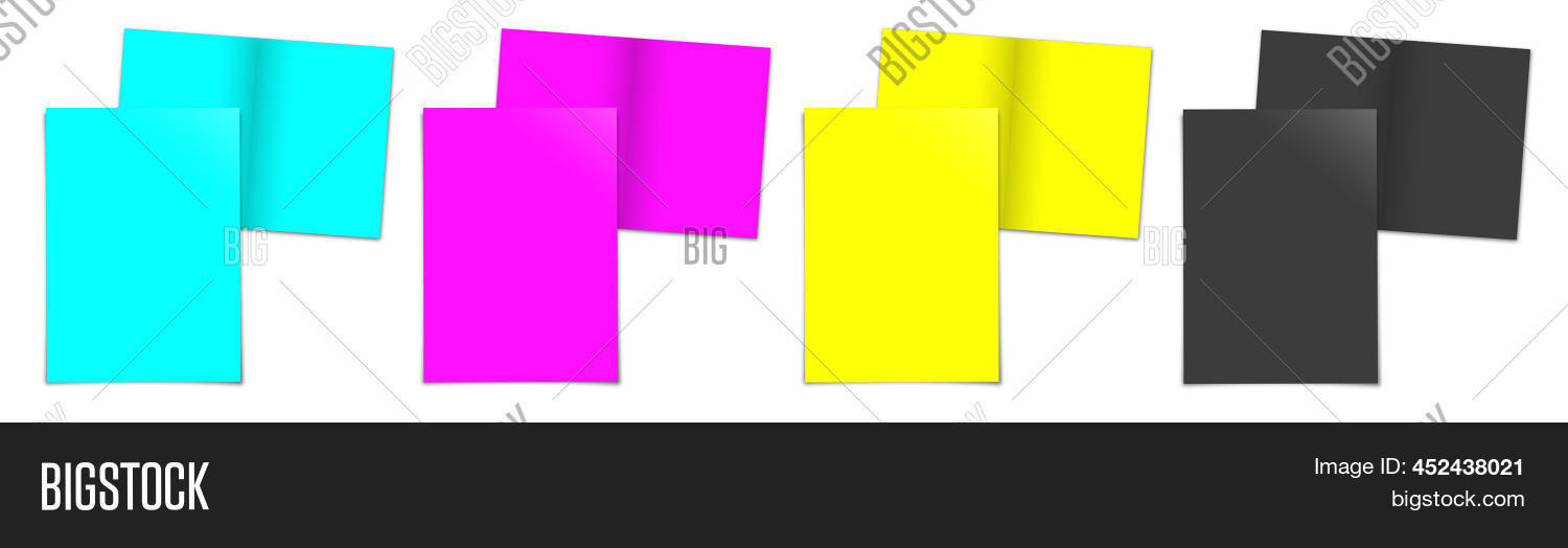 Four Cmyk Brochure Image & Photo (Free Trial) | Bigstock