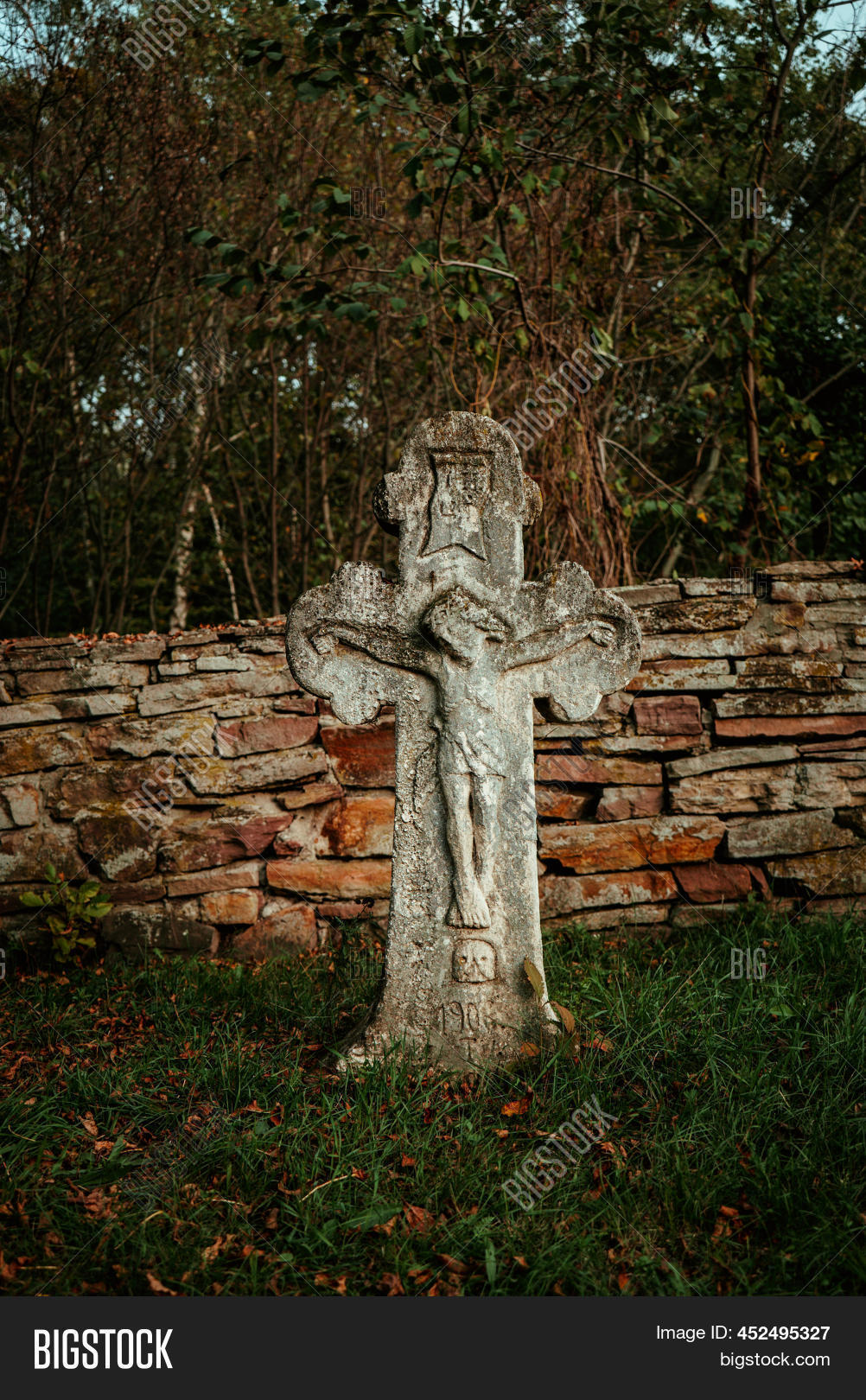 Ancient Stone Cross On Image & Photo (Free Trial) Bigstock