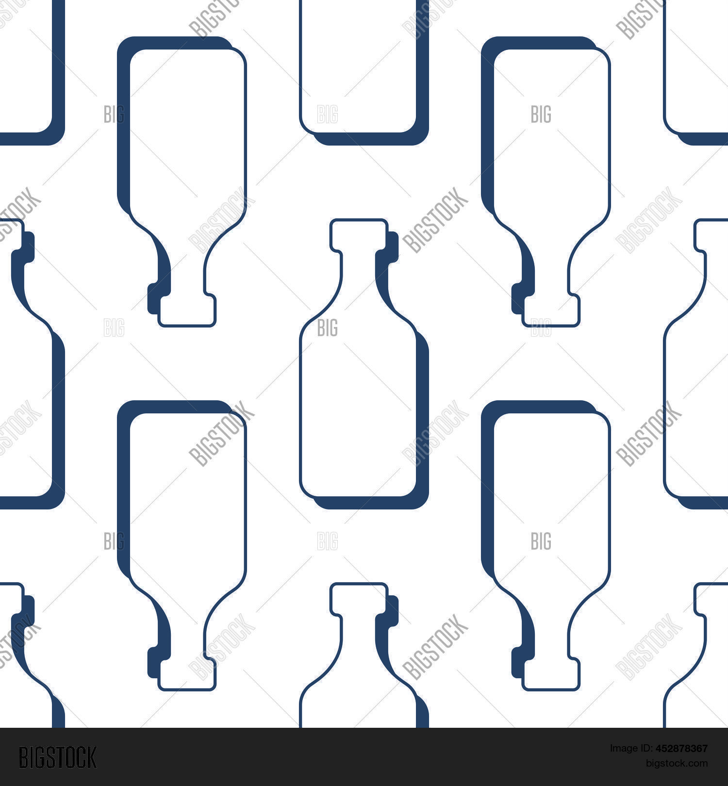 Rum Bottles Seamless Vector & Photo (Free Trial) Bigstock