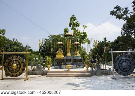 Sivali Or Phra Siwali And Upagupta Or Phra Upakut Arhat And Gautama Maha Katyayana Or Phra Sangkajai