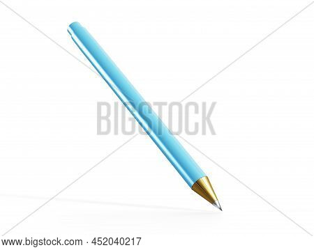 Ball Pen Mockup Isolated On White Background - 3d Render