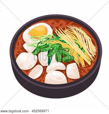 Sundubu Jjigae Soy Bean Soup Vegetable Egg South Korean Food Dishes
