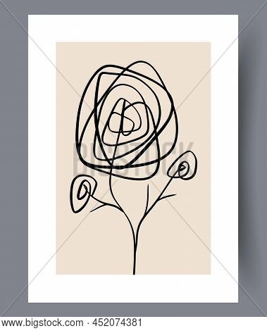 Scandinavian Abstract Vector Print Set.