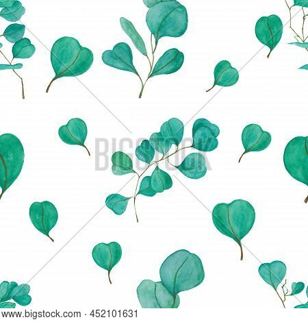 Watercolor Floral Illustration Set - Green Leaf Branches Collection, For Wedding Stationary, Greetin