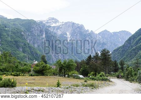 Shot Of Theti National Park In Albania