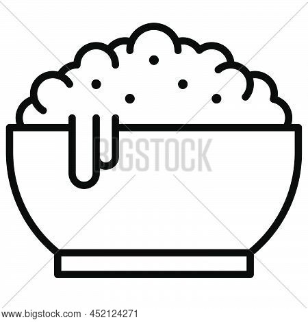 Charoset Icon, Passover Or Pesach Related Vector Illustration