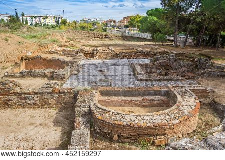Excavations Of The Roman Casa Del Mitreo In Merida, Spain