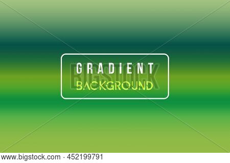 Seamless Gradient Background Vector Design. Green Conceptual Gradient Fabric Background Design. Envi