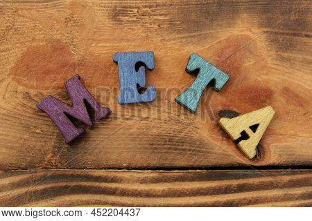 Multicolored Letters With The Word 