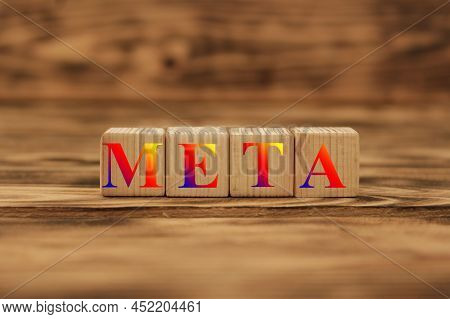 Multicolored Letters With The Word 