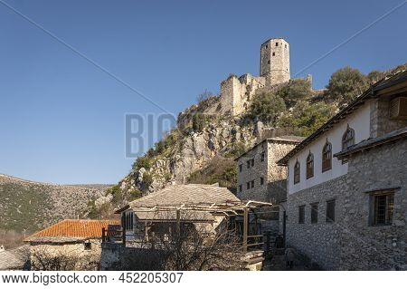 Pocitelj Medieval Village In The Capljina Municipality In Bosnia And Herzegovina
