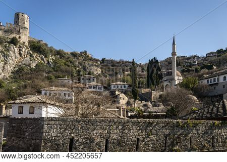 Pocitelj Medieval Village In The Capljina Municipality In Bosnia And Herzegovina