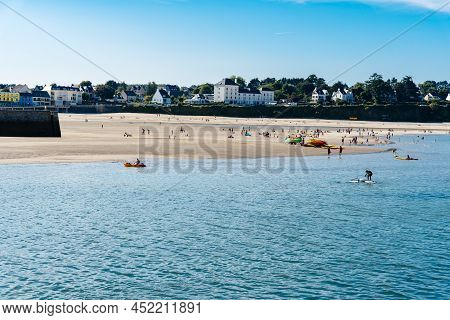 The Port Of Morgat A Sunny Day Of Summer