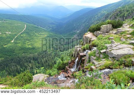 Pancavske Vodopady (pancava Waterfalls) On The River Labe - Elbe - In Krkonose, Giant Mountains, Cze