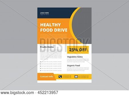 Food Drive Flyer Templates. Food Donation Flyer Design. Charity Fundraisers Flyer Poster Template. C
