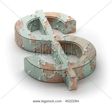 Grønne Symbol for Dollar