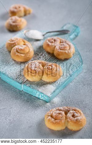 Biscuit. Delicious Cottage Cheese Cookies. High Quality Photo