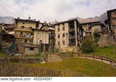 Poffabro, An Historic Medieval Village In The Val Colvera Valley In Pordenone Province, Friuli-venez