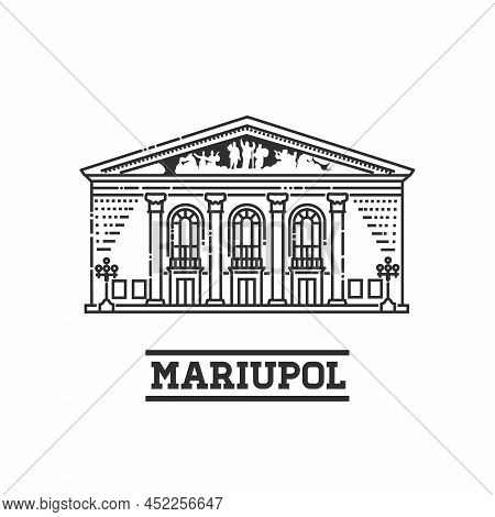 Donetsk Regional Drama Theatre In Mariupol, Ukraine