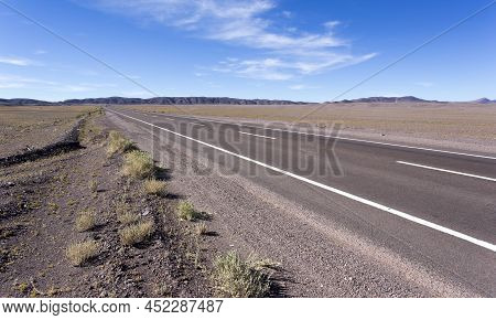 View Of Desert Land Going From Calama To San Pedro De Atacama