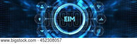Eim Enterprise Information Management System. 3d Illustration