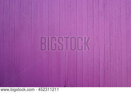 Wooden Rosy Wood Pink Wall Plank In Line Purple Background