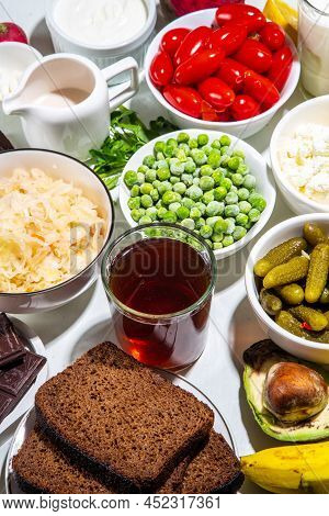 Postbiotic, Prebiotic And Probiotic Food