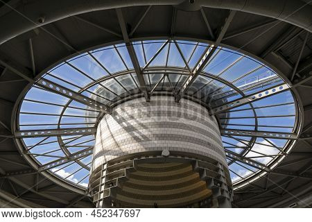 Doncaster, Yorkshire, England- April 3, 2022. The Dome In Doncaster Interior Details.