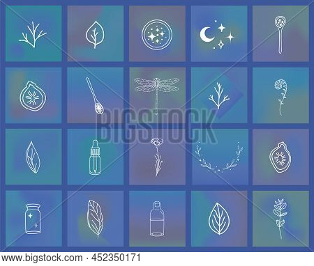 Florals, Health, Spiritual Symbols, Icons. White Option.