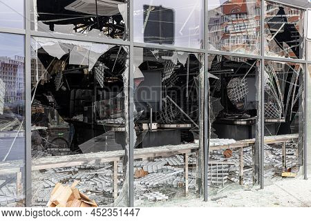 War In Ukraine. Streets Of Bucha