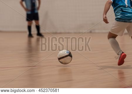 A Player Prepares To Shoot The Ball