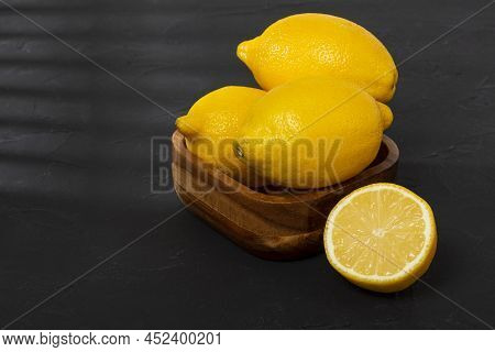 Ripe And Fresh Fruit, Yellow Lemon - Citrus Meyeri